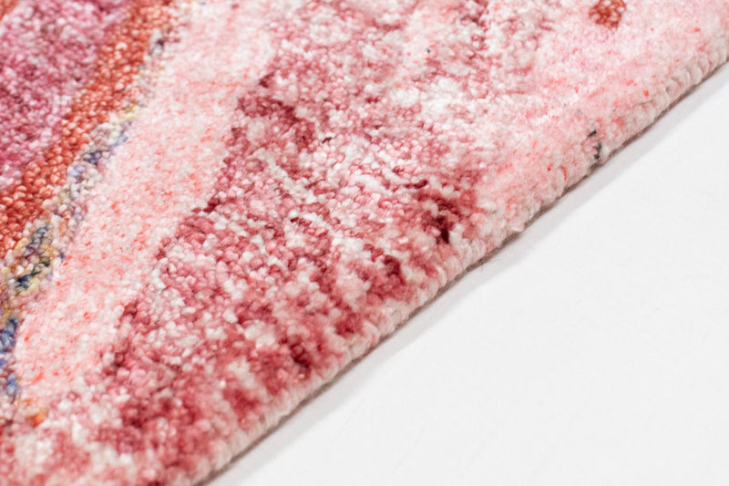 Designer Teppich 140 x 70 cm - rot