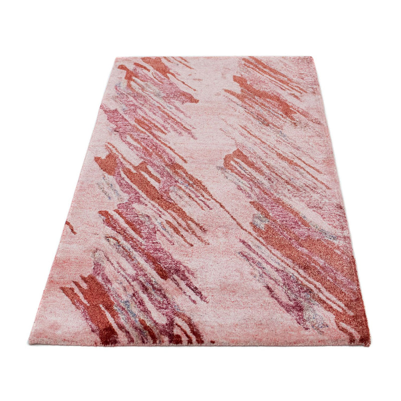 Designer Teppich 140 x 70 cm - rot