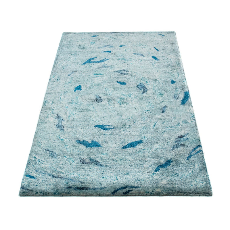 Designer Teppich 140 x 70 cm - türkis