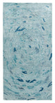 Designer Teppich 140 x 70 cm - türkis