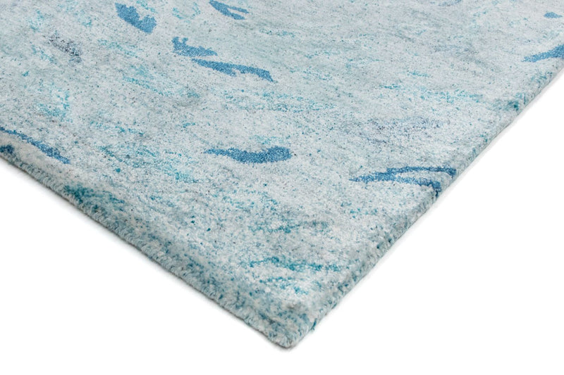 Designer Teppich 140 x 70 cm - türkis