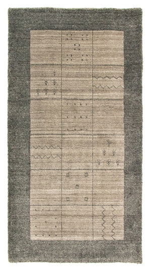 Gabbeh Teppich - Loribaft Indus 140 x 70 cm - beige
