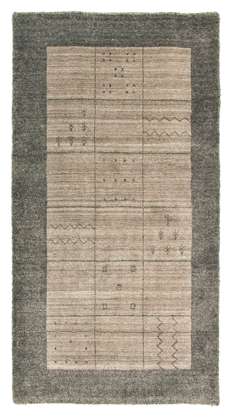Gabbeh Teppich - Loribaft Indus 140 x 70 cm - beige