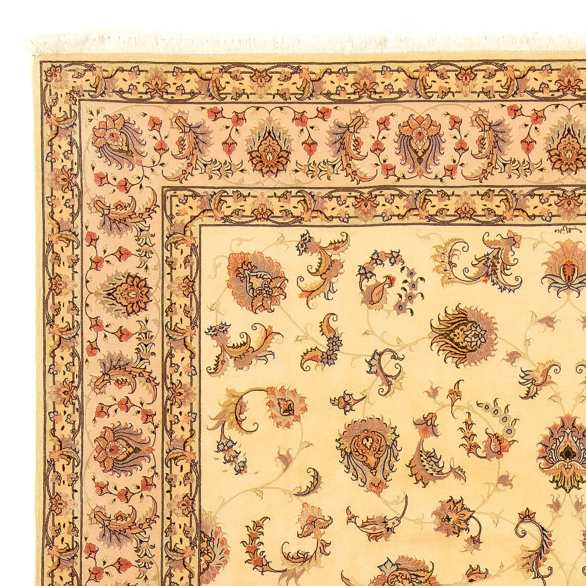 Tapis de Tabriz - 50 rangs Tapis 257x360cm - Tapis persan - beige