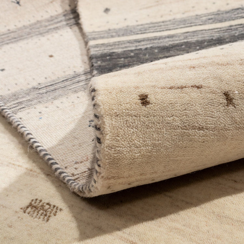 Gabbeh Teppich - Loribaft Indus 303 x 201 cm - beige