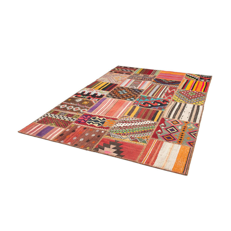 Patchwork Teppich 238 x 168 cm