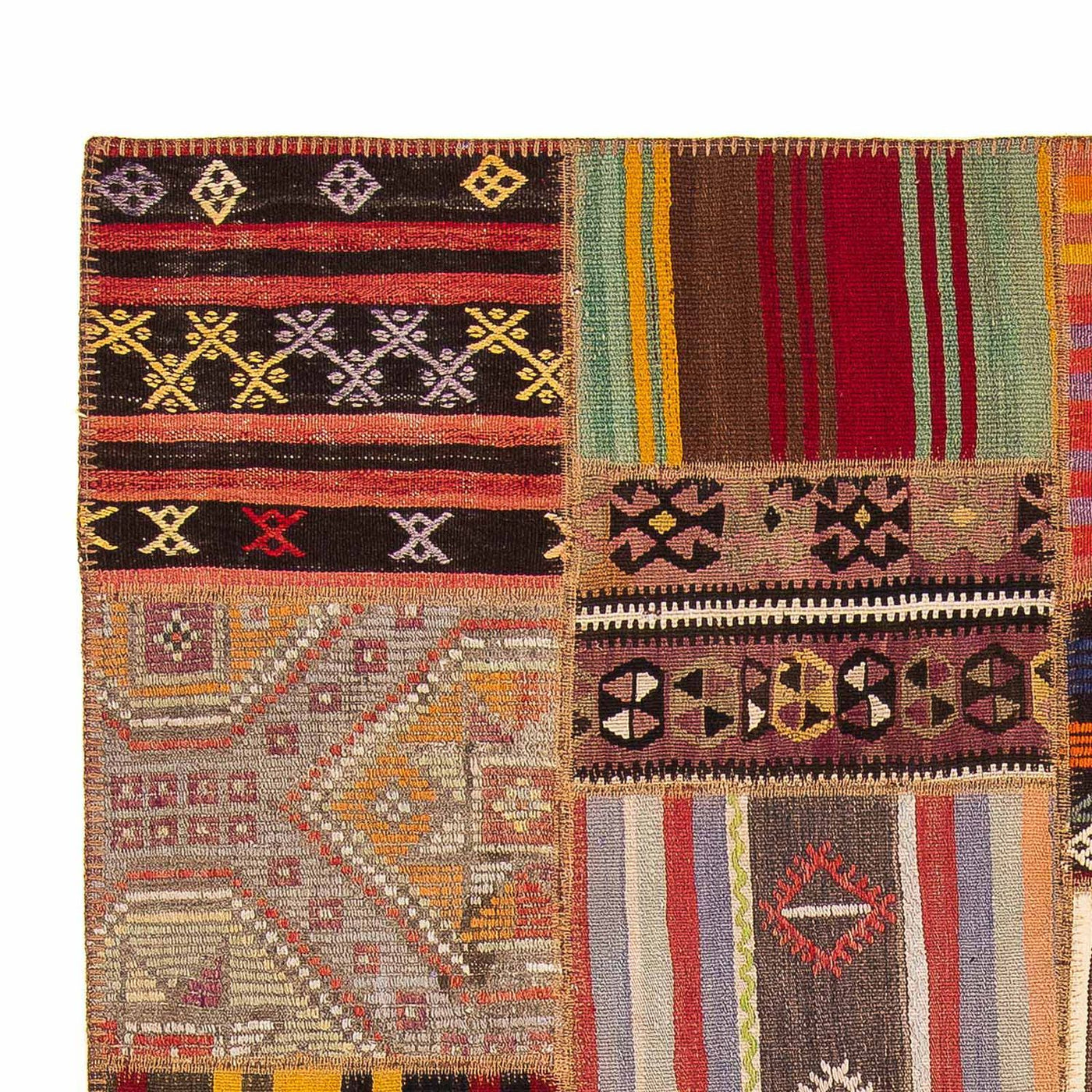 Patchwork Teppich 239x168cm - Orientteppich