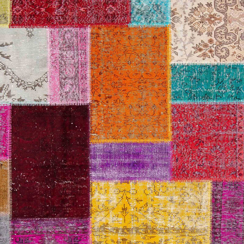 Patchwork Teppich 300 x 200 cm - mehrfarbig