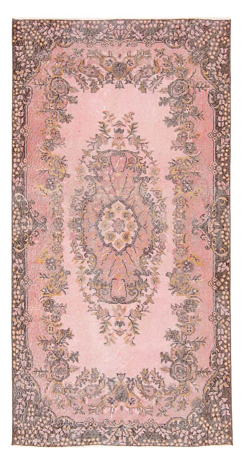 Vintage Teppich 210 x 114 cm - rosa