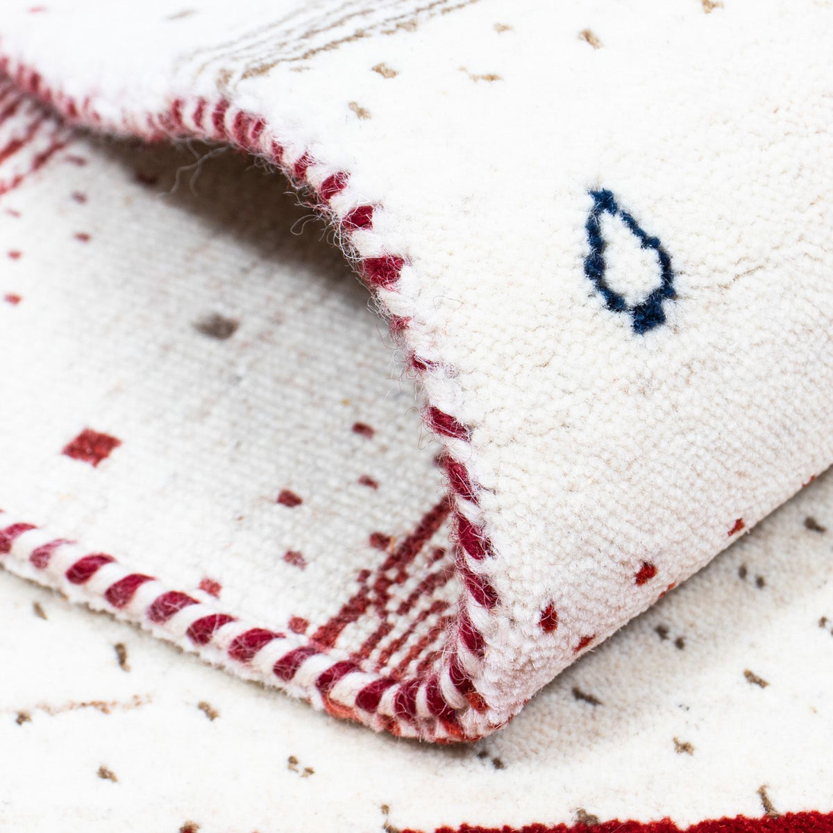 Gabbeh Teppich - Loribaft Indus 198 x 140 cm - beige