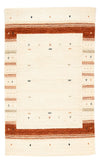 Loribaft Tappeto 94x160cm - Tappeto di lana - Rettangolo / Beige / 94 x 160 cm Rettangolo