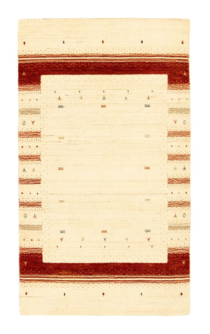 Gabbeh Teppich - Loribaft Indus 160 x 91 cm - beige