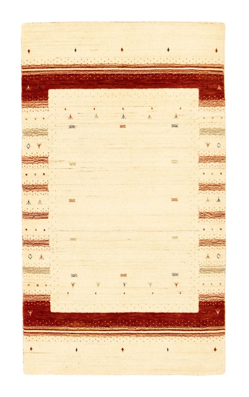 Gabbeh Teppich - Loribaft Indus 160 x 91 cm - beige