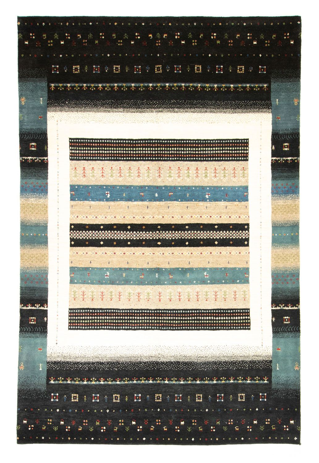 Gabbeh Teppich - Loribaft Indus 246 x 169 cm