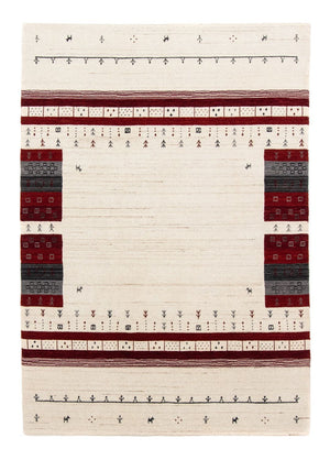 Gabbeh Teppich - Loribaft Perser 200 x 140 cm - beige