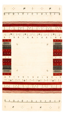 Gabbeh Teppich - Loribaft Indus 161 x 92 cm - beige