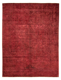 Tapis vintage - 401 x 302 cm - rouge foncé