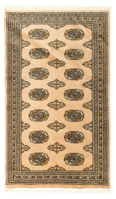 Afghan Teppich - Buchara 130 x 77 cm - beige