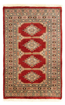 Afghan Teppich - Buchara 123 x 78 cm - rot