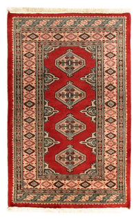 Tapis afghan - Boukhara - 121 x 80 cm - rouge