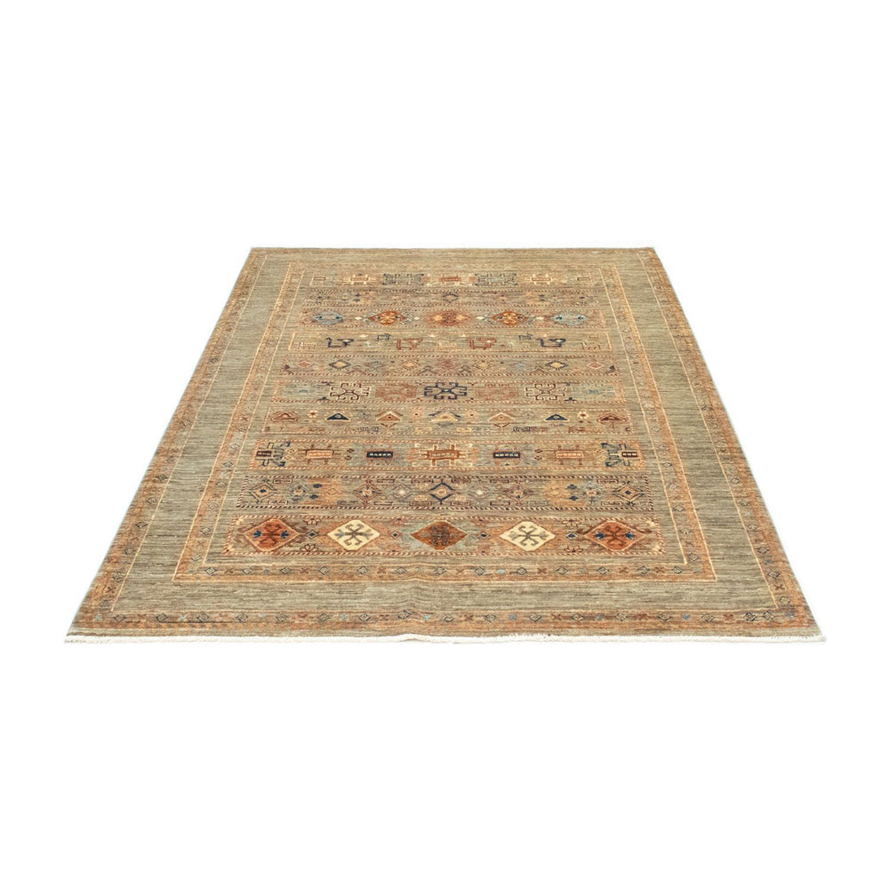Ziegler Teppich 199 x 150 cm - grau