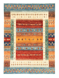 Tapis Gabbeh - Loribaft Persan - 197 x 151 cm - multicolore