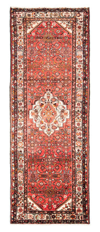 Tapis de couloir Tapis persan - Nomadic - 328 x 110 cm - rouge