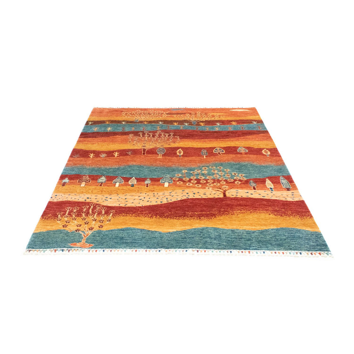 Tappeto Gabbeh - Loribaft Persero - 206 x 157 cm - multicolore