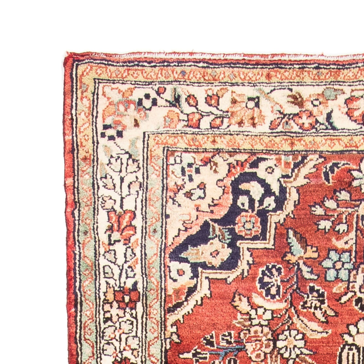 Hamadan Teppich 110x288cm - Perserteppich - rot
