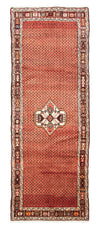 Tapis de Hamadan Tapis 106x290cm - Tapis persan - rouge clair - Tapis de couloir / Rouge clair / 106 x 290 cm Tapis de couloir