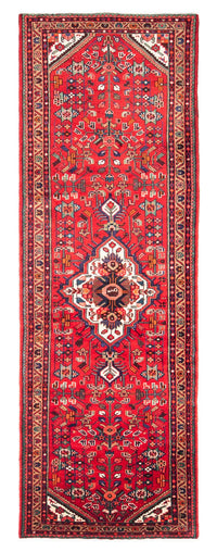 Tapis de couloir Tapis persan - Nomadic - 358 x 120 cm - rouge
