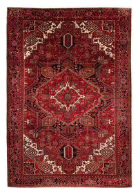 Tapis persan - Nomadic - 390 x 300 cm - rouge foncé
