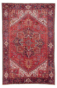 Tapis persan - Nomadic - 357 x 247 cm - rouge clair