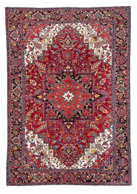 Tapis persan - Nomadic - 323 x 230 cm - rouge clair