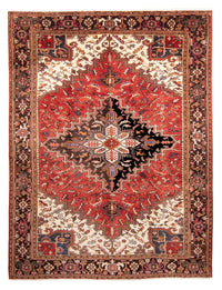 Tapis persan - Nomadic - 331 x 248 cm - rouge foncé