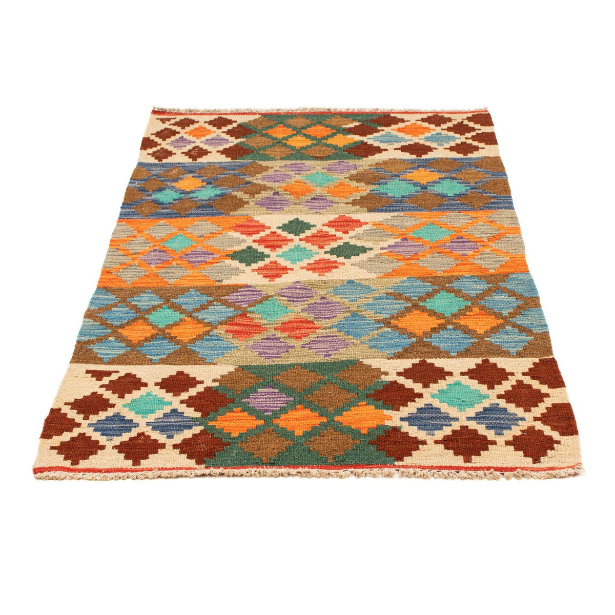 Kelim Teppich - Splash 125 x 80 cm - mehrfarbig