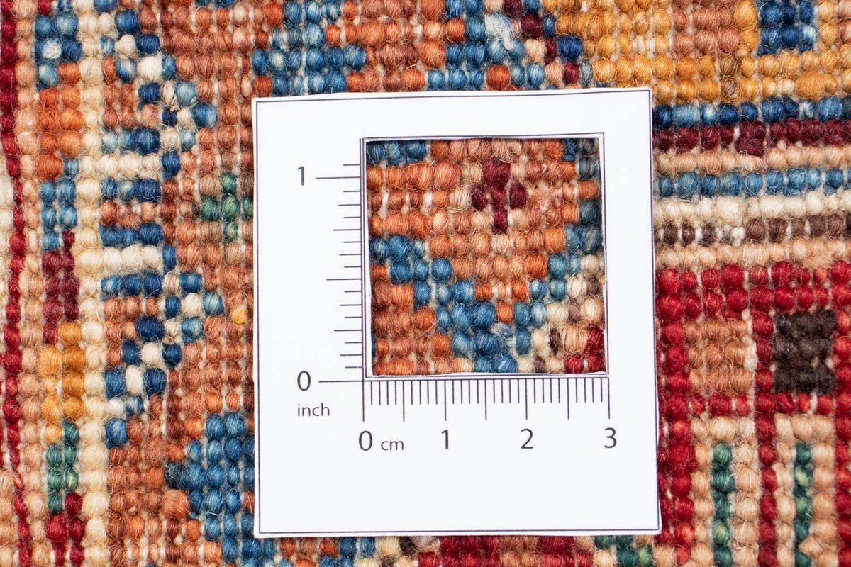 Ziegler Teppich 116 x 82 cm - mehrfarbig