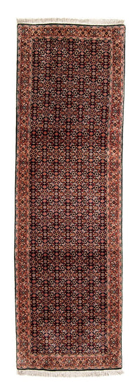Tapis de couloir Tapis persan - Bidjar - 296 x 94 cm - marron