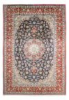 Kashan Tappeto 208x293cm - Tappeto persiano - blu scuro - Rettangolo / Blu scuro / 208 x 293 cm Rettangolo