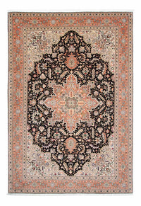 Tappeto Persero - Tabriz - Reale - 306 x 208 cm - blu scuro