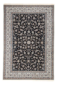 Tapis persan - Nain - Premium - 297 x 206 cm - bleu foncé