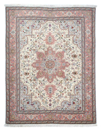 Tapis persan - Tabriz - Royal - 200 x 149 cm - beige