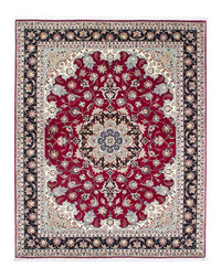 Tapis persan - Tabriz - Royal - 197 x 153 cm - rouge foncé