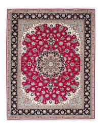 Tapis persan - Tabriz - Royal - 200 x 155 cm - rouge foncé