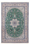 Tapis de Nain - 9La Tapis 200x302cm - Tapis persan - Rectangle / Vert / 200 x 302 cm Rectangle