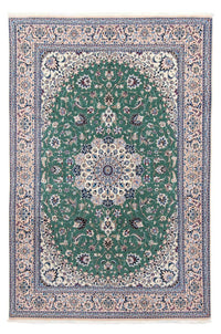 Tapis persan - Nain - Royal - 302 x 200 cm - vert