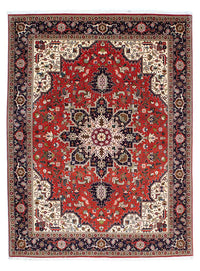 Tapis persan - Tabriz - Royal - 205 x 152 cm - rouge foncé