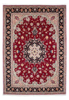 Täbriz - 50 Raj Teppich 172x246cm - Perserteppich - dunkelrot - Rechteckig / Dunkelrot / 172 x 246 cm Rechteckig