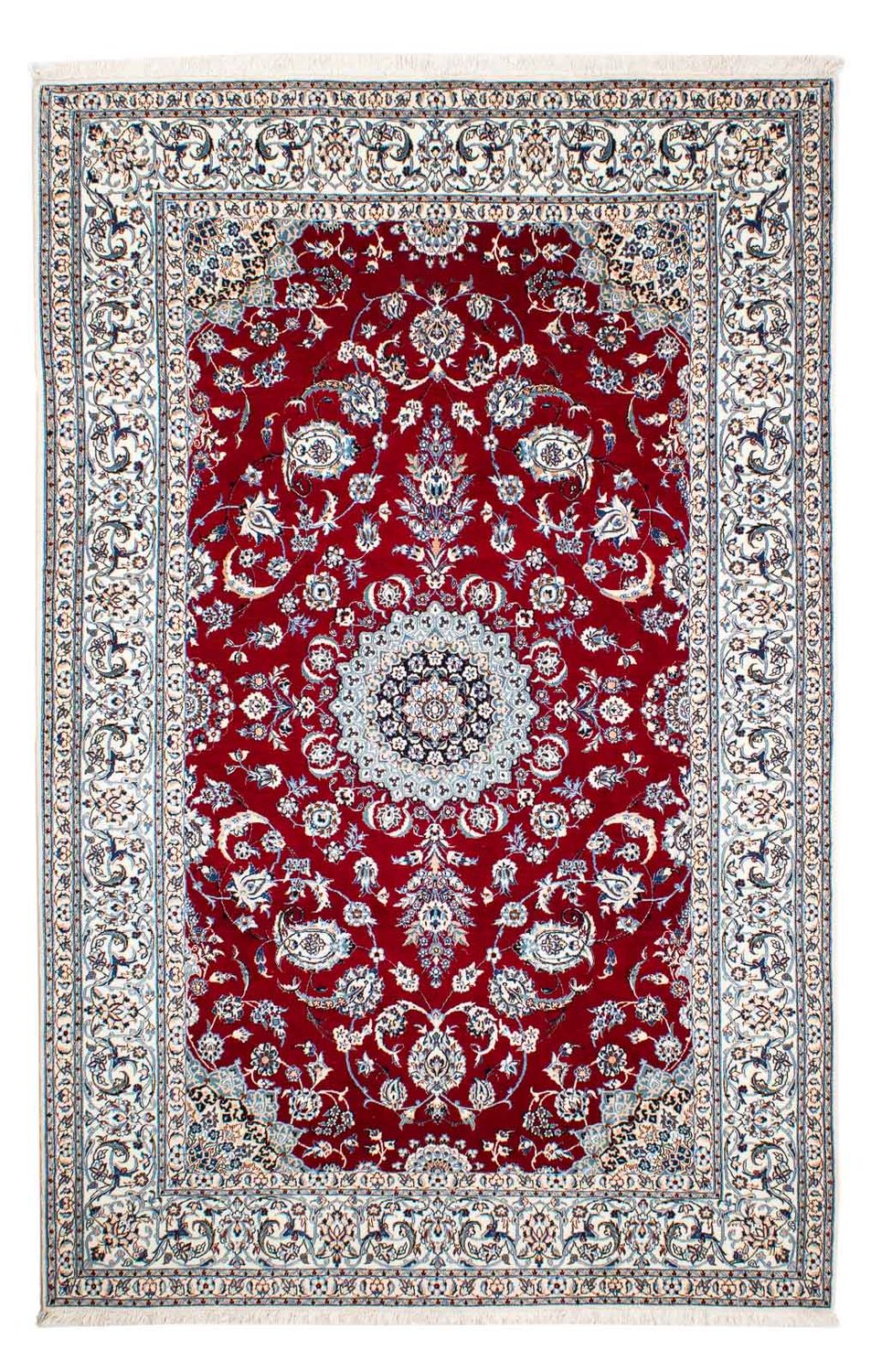 Perserteppich - Nain - Premium 236 x 153 cm Wohnzimmer Teppich