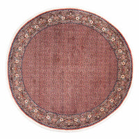 Tapis persan - Bidjar ronde  - 300 x 300 cm - rouge clair